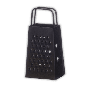 Rasp voor amberblokjes, zwart